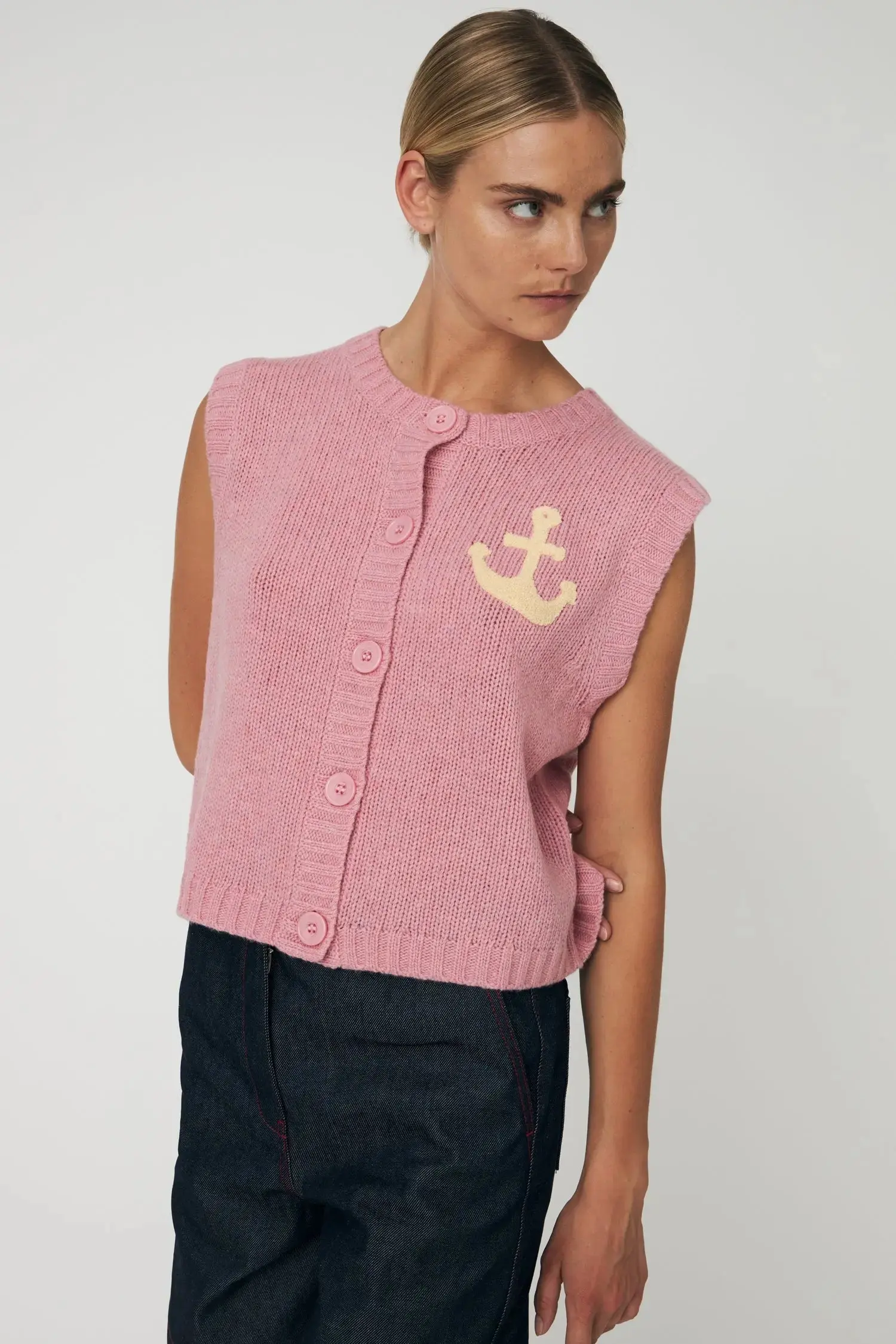 Anchor vest - Lilac - Image 3