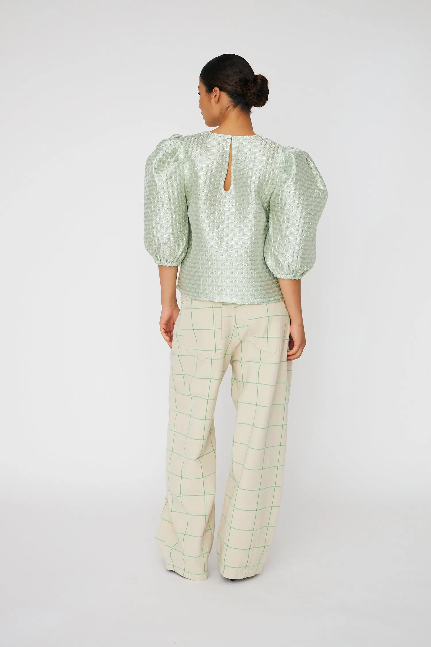 Bubble Blouse - Mint Tea - Image 3