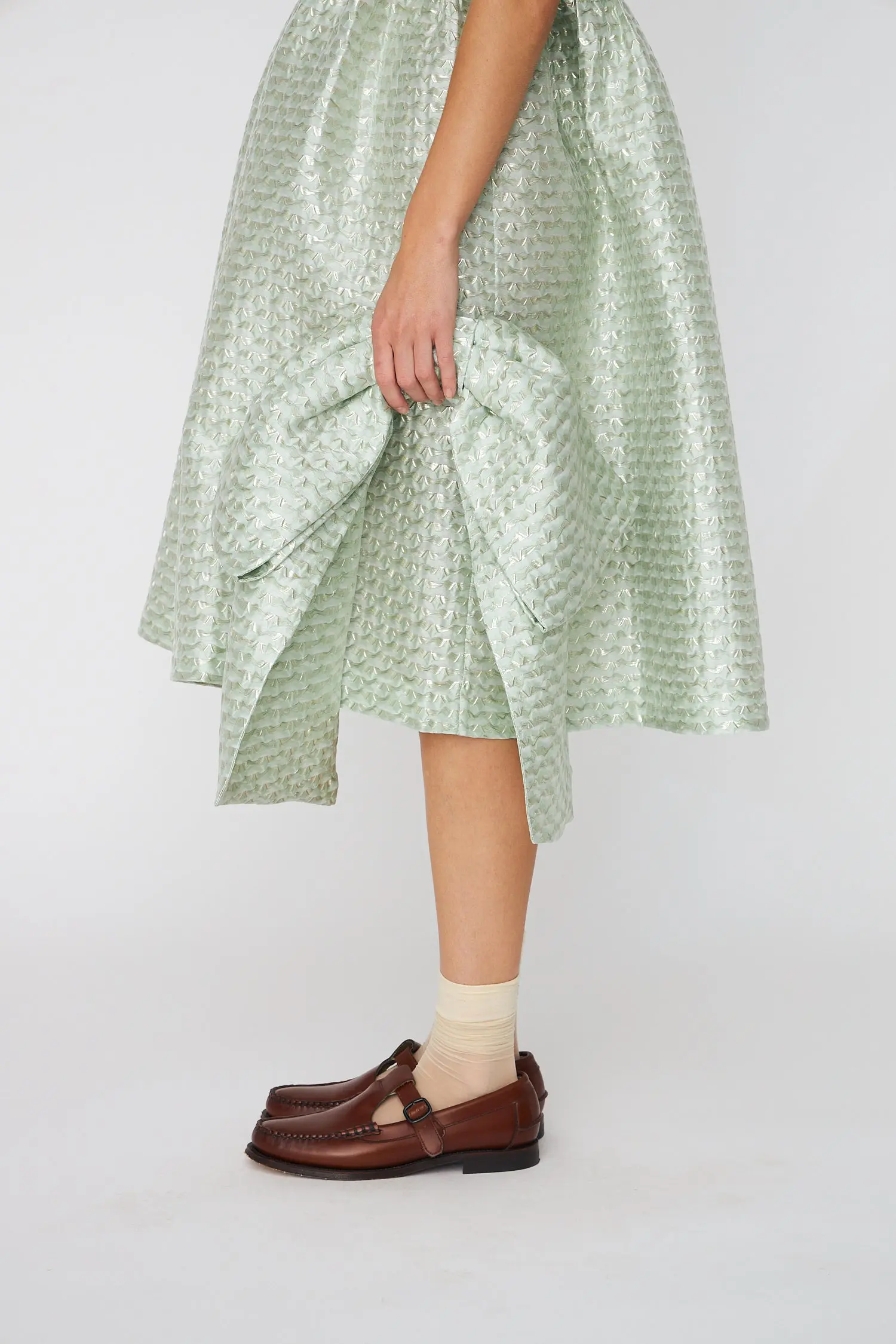 Bubble Dress with Straps - Mint Tea - Image 4