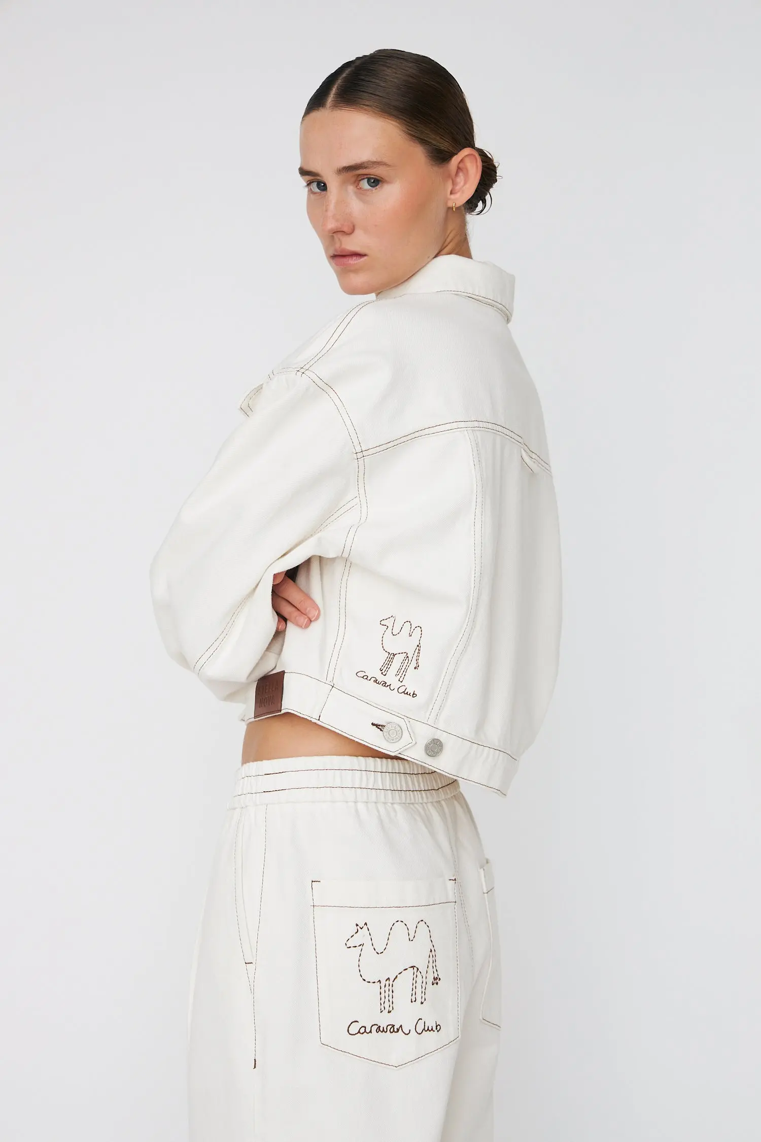 Caravan Club Jacket - White - Image 2