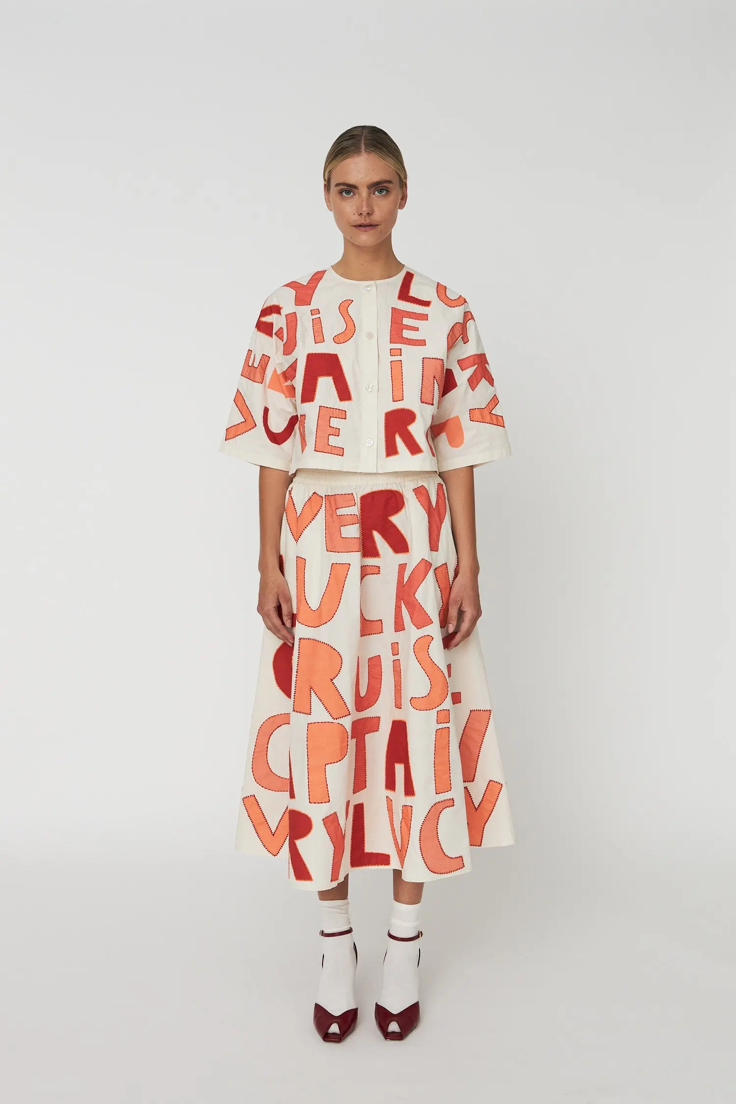 Cruise Shirt - Mixed Red