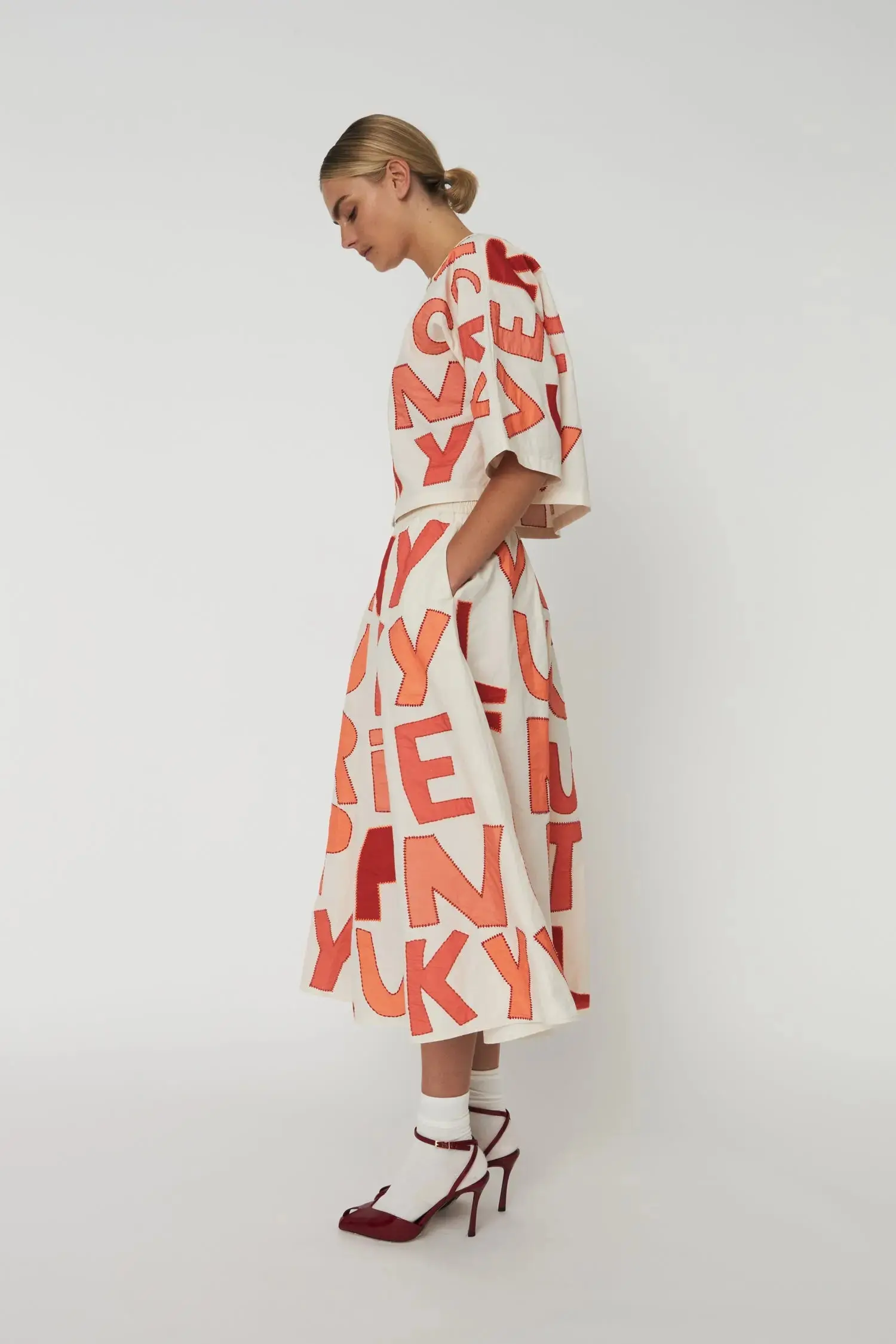 Cruise Skirt - Mixed Red - Image 3