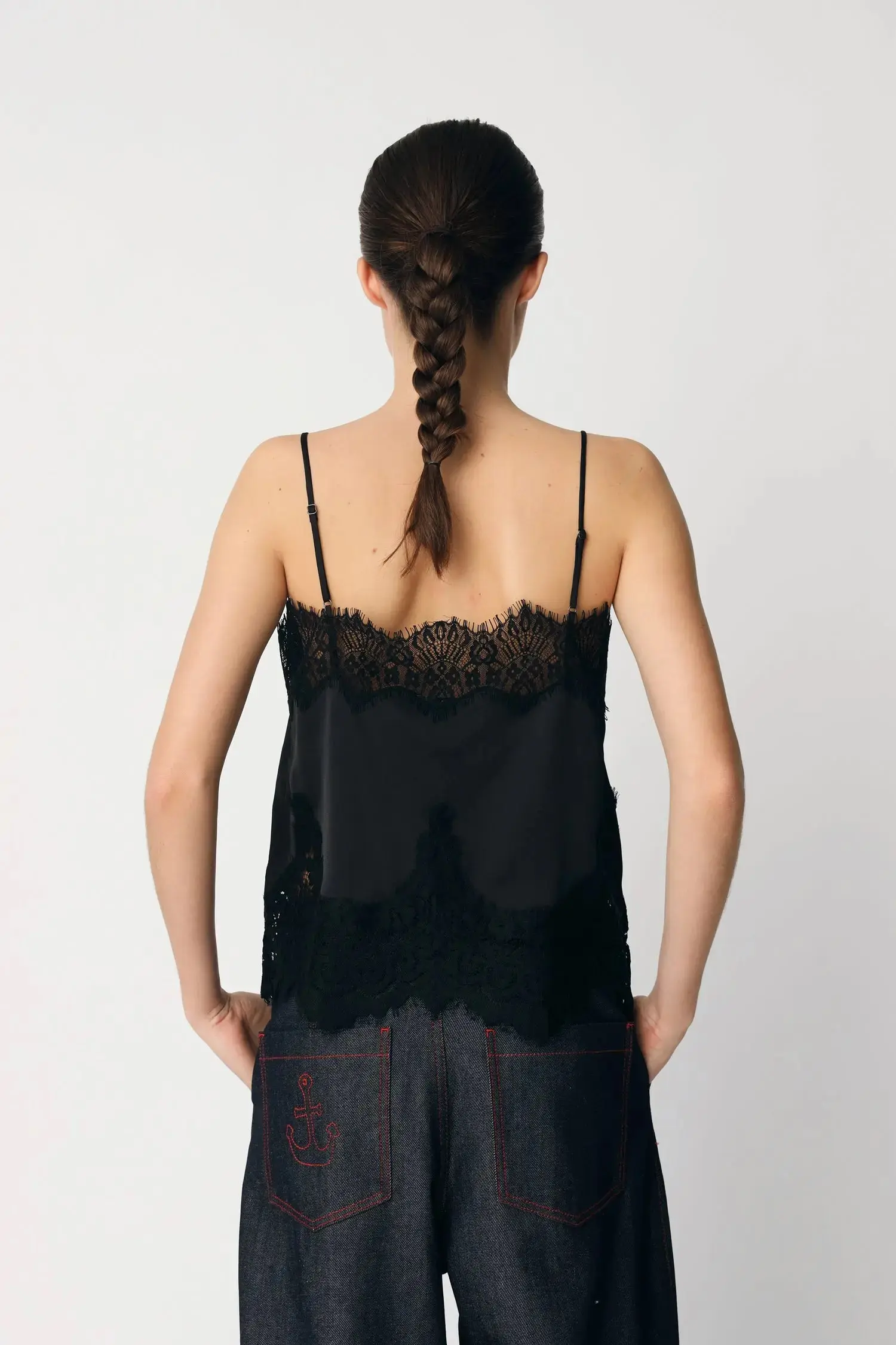 Delicate Lace Top - Black - Image 4