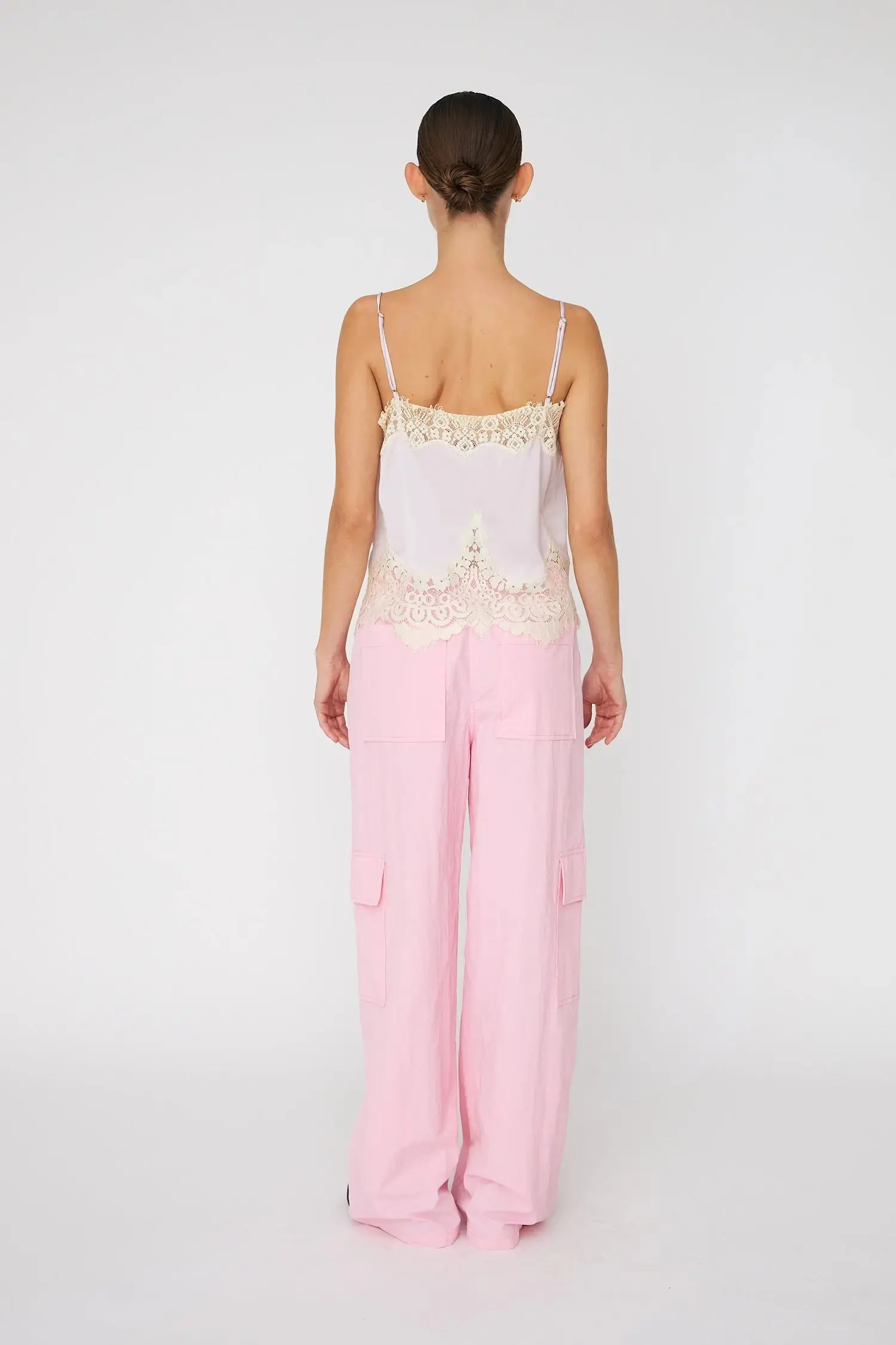 Delicate Lace Top - Light Purple - Image 4