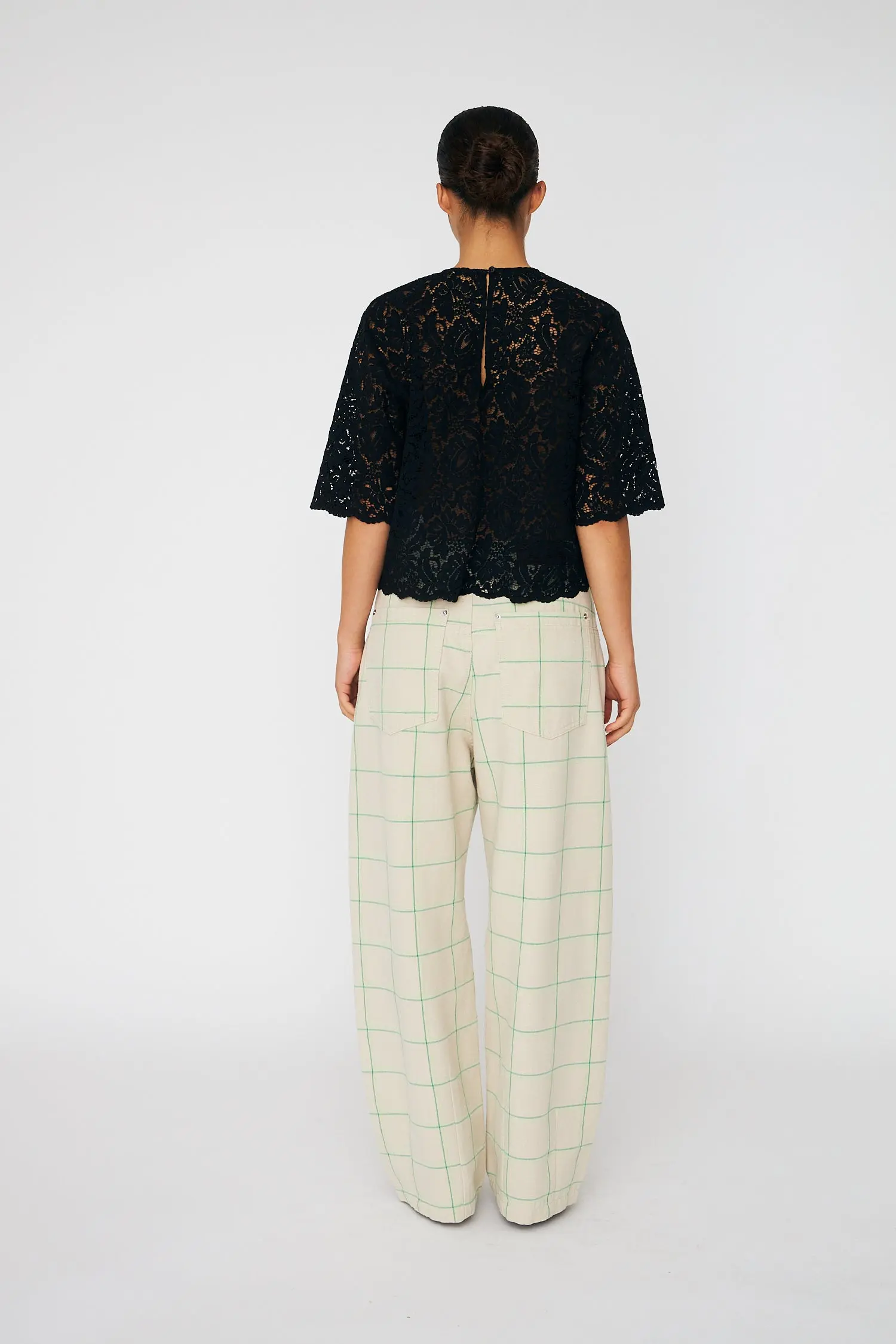 Lace Top - Black - Image 3