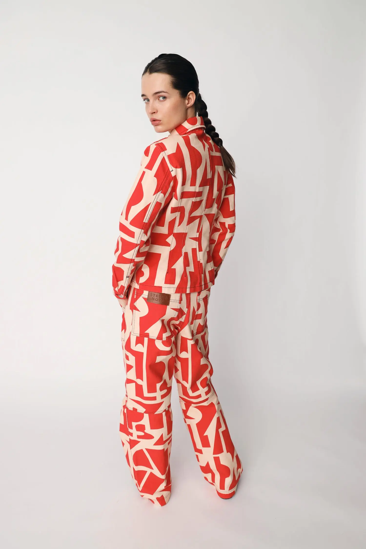 Printed Shirt - Red Mix - Image 3