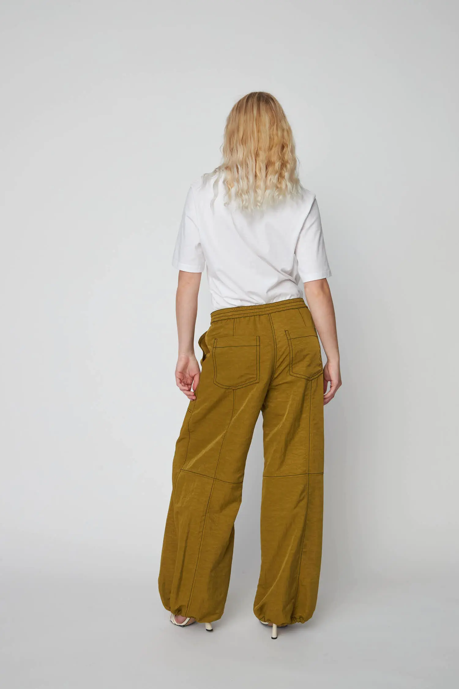 Workwear Oversized Pants - Olive - Image 3